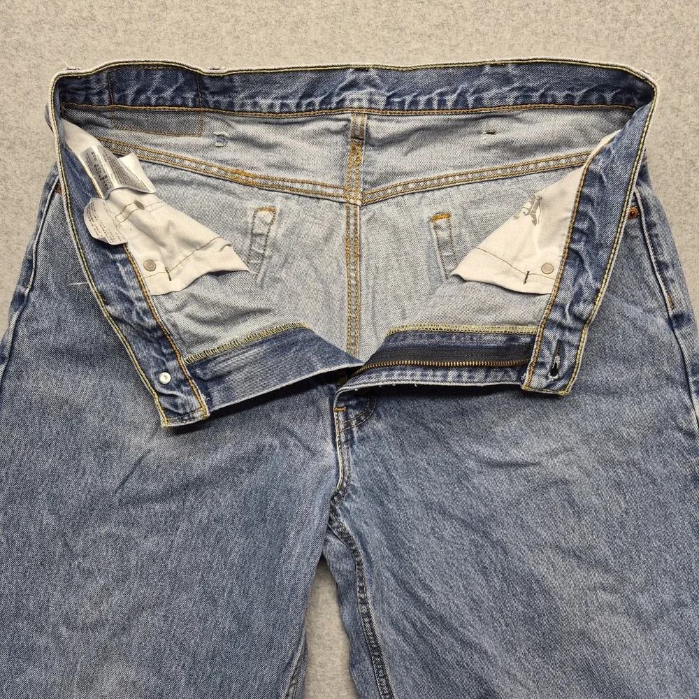Levi's 560 Jeans Mens 38x34 Light Wash Comfort Fit Tapered Leg Denim